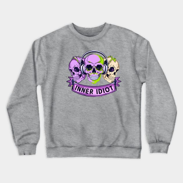 Skull collection #2 Crewneck Sweatshirt by Inner Idiot